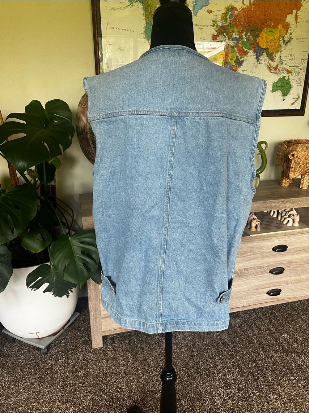 Gitano Light Blue Denim Vest - Picture 6 of 9